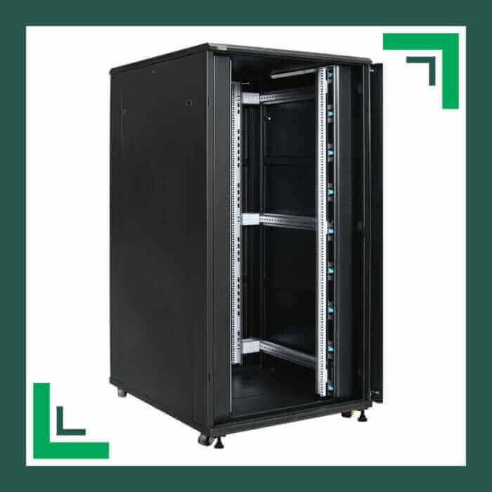 18U floor mounted cabinet 600×600 mm