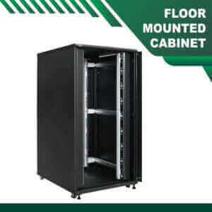 18U floor mounted cabinet 600×600 mm