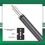 FTTH fiber optic Drop cable 4 Core single mode G.657/A1/A2