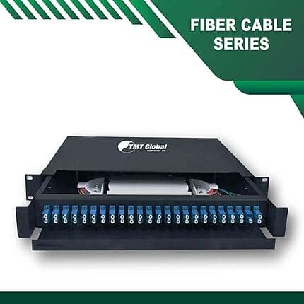 48 port lc upc fiber patch panel duplex adapter sliding type