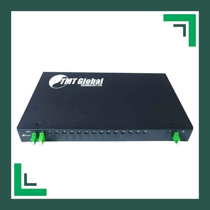 Fiber Optic Splitter LC-APC Rack Mounted 2X4