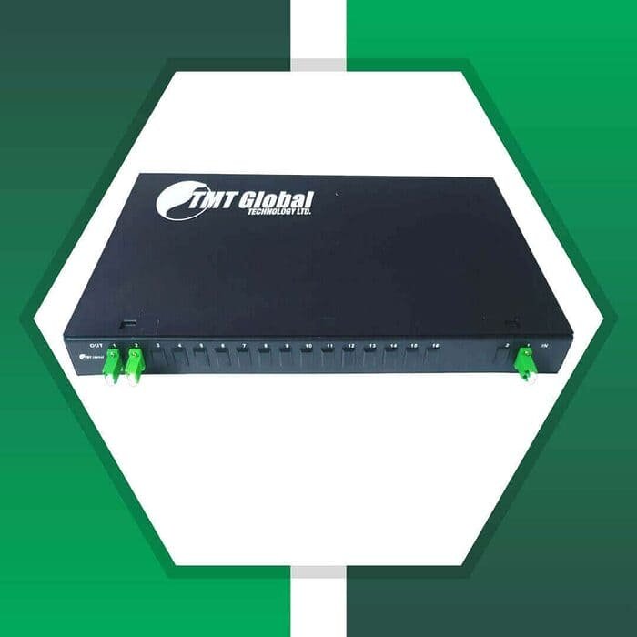 Fiber Optic Splitter LC-APC Rack Mounted 2X4