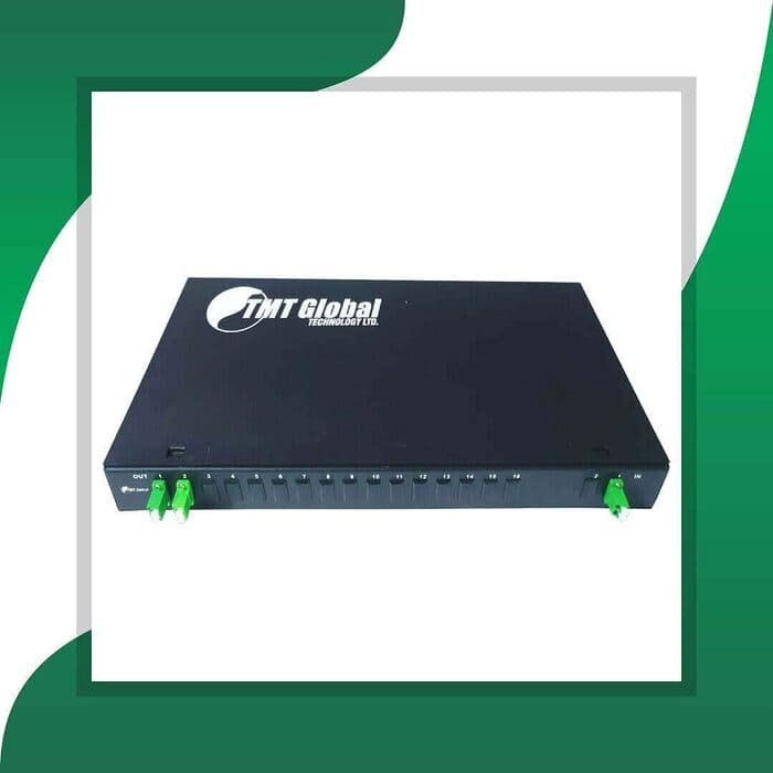 Fiber Optic Splitter LC-APC Rack Mounted 2X4