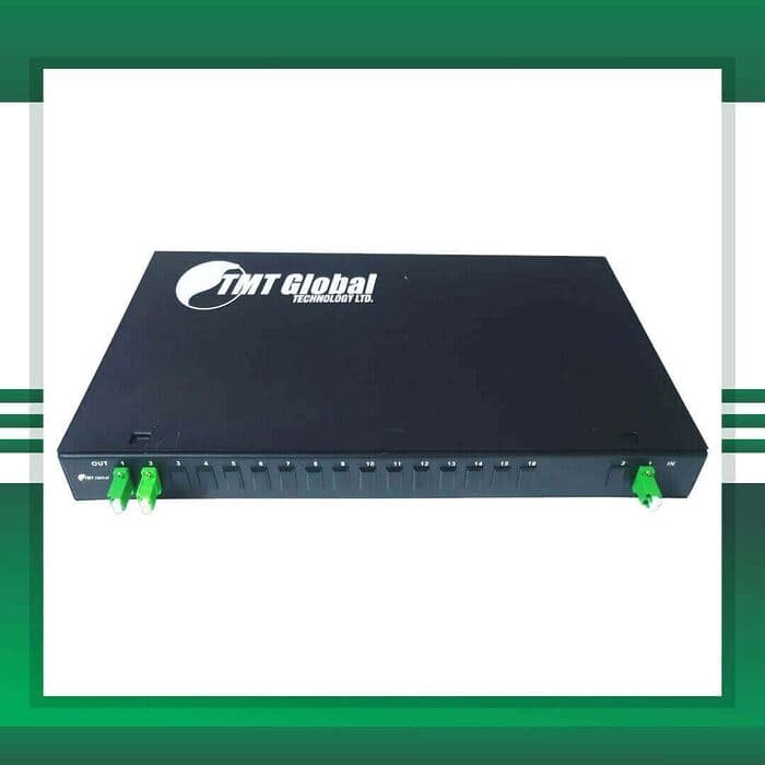 Fiber Optic Splitter LC-APC Rack Mounted 2X4