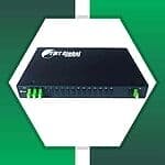 Fiber Optic Splitter LC-APC Rack Mounted 2X6