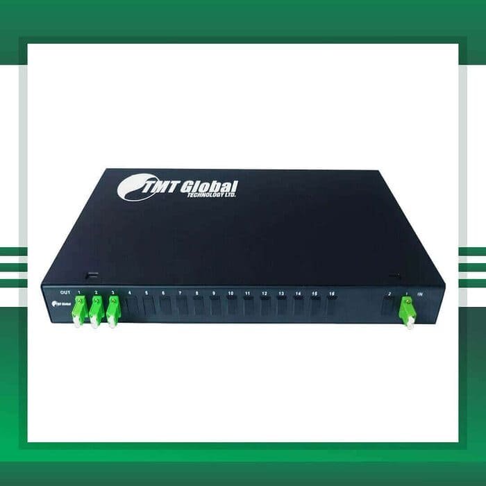 Fiber Optic Splitter LC-APC Rack Mounted 2X6