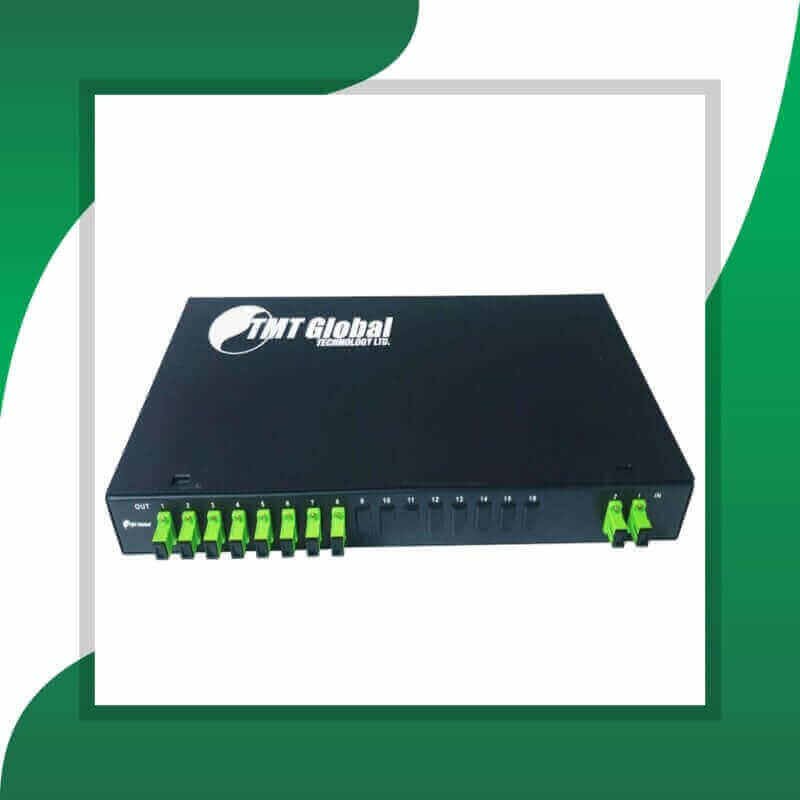 Exploring Fiber Optic Splitters: Innovative Solutions by TMT Global Technology Ltd 2 Fiber Splitter SC-APC Rack Mounted 2X8
