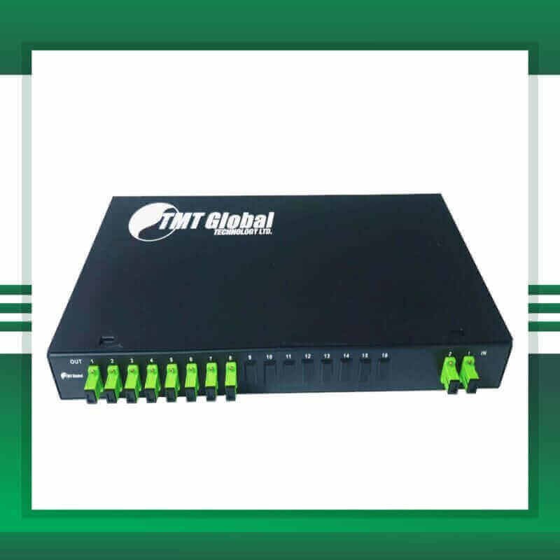 Exploring Fiber Optic Splitters: Innovative Solutions by TMT Global Technology Ltd 4 Fiber Splitter SC-APC Rack Mounted 2X8