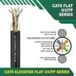 lift Cable Cat6 23 awg 4 twisted pair UTP 305m