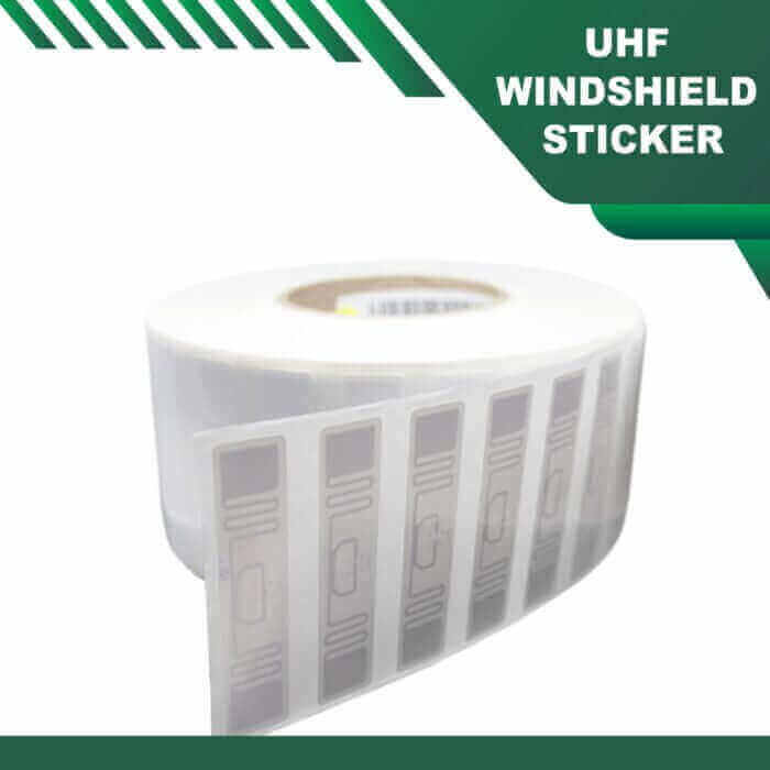 UHF readers Windshield Sticker