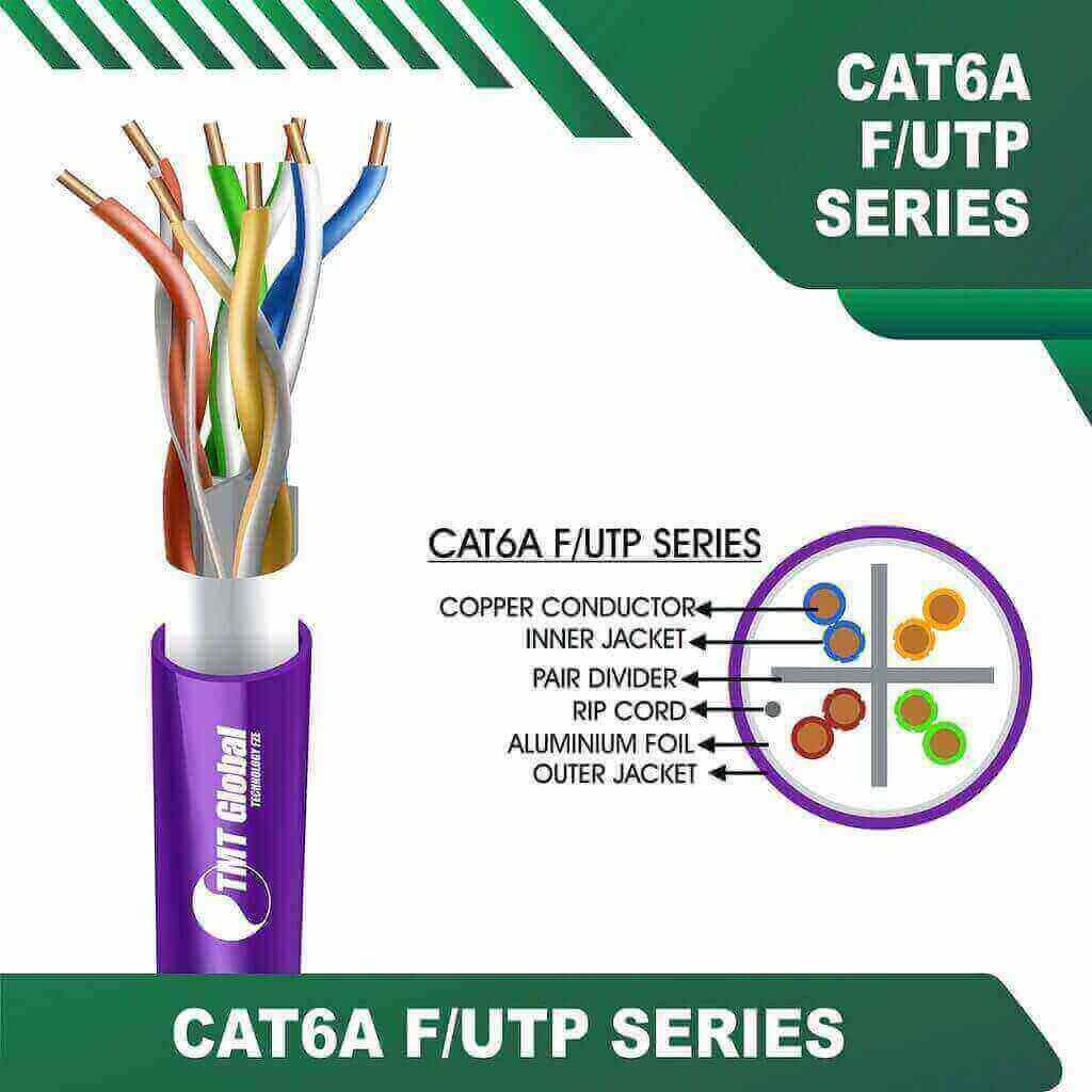 About tmt global technology ltd uk 2 Cat6a 23awg 4 twisted pair F-UTP LSZH Cable 305m VOILET