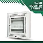12U Cabinet ONU Flush Mounted 600x120mm