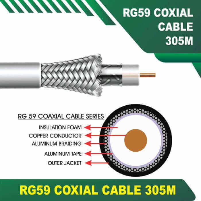 coaxial cable rg59 305 meter