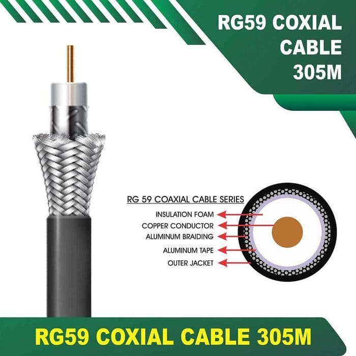 coaxial cable rg59 305 meter
