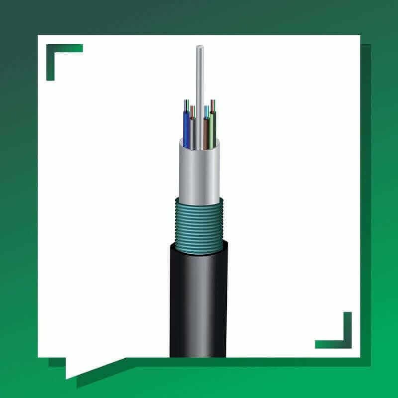 Armored Fiber Cable fiber optic cable Multi Core single mode Armored 48core G.652D