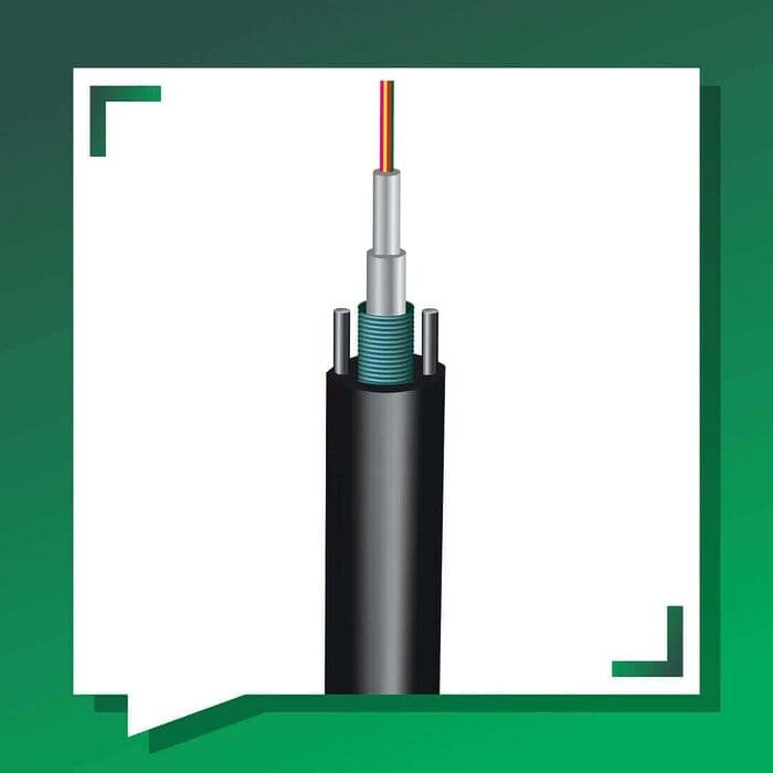 fiber optic cable Multi Core single mode Armored 8core G.652D