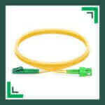 Fiber Optic Patch Cord Single Mode SC-LC-APC Duplex LSZH