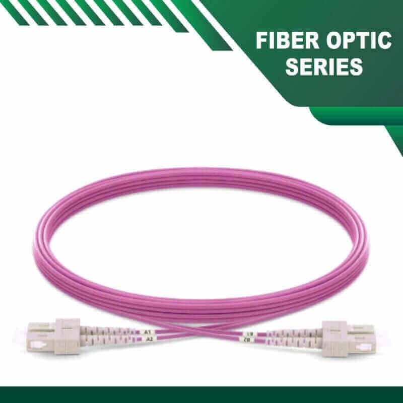 best SC to SC UPC OM4 Duplex Fiber Optic Patch Cord tmt uae