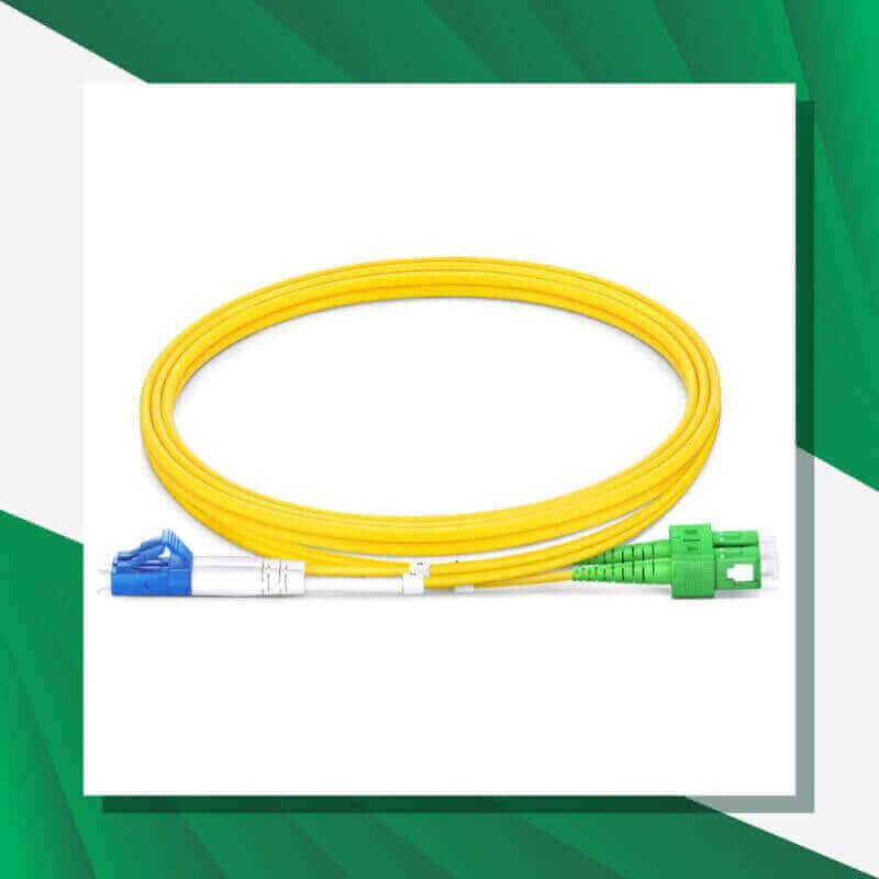 Understanding SC APC Simplex Fiber Optic Patch Cords: A Comprehensive Guide 2 Fiber Optic Patch Cord Single Mode SC-APC-LC-UPC Duplex LSZH
