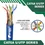 Cat6a 23awg 4 twisted pair U-UTP Network Cable 305m