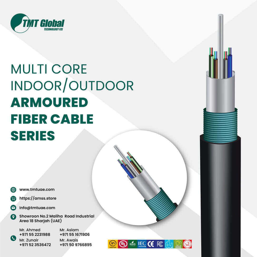 multi core indoor/outdoor armored fiber cable series