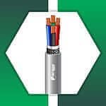 Home Automations cable 4core shielded 1.5mm TMT-0416CPBRG-HAN-3