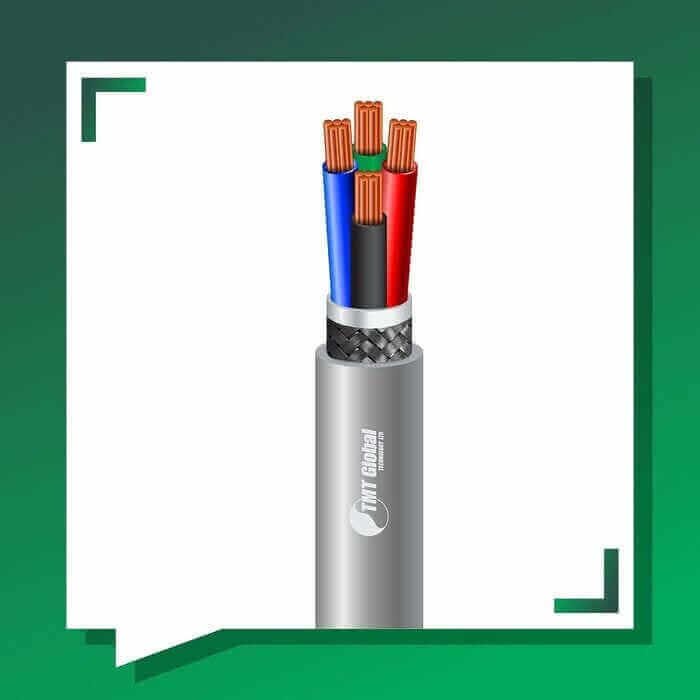 Home Automations cable 4core shielded 1.5mm TMT-0416CPBRG-HAN-4