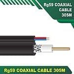 RG59 Coaxial Cable with 2core 1.5mm power cable 305m