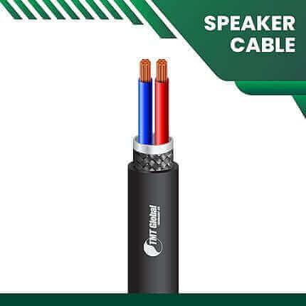 Speaker Cable 2core Shielded Braided Out 1.5mm 305m