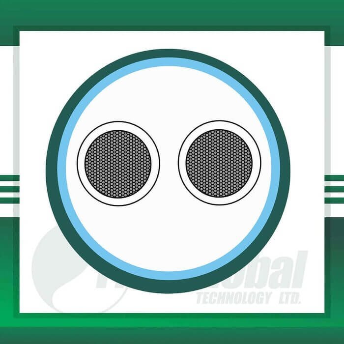 2 core Alarm cable shielded 16 to 24 awg 305m