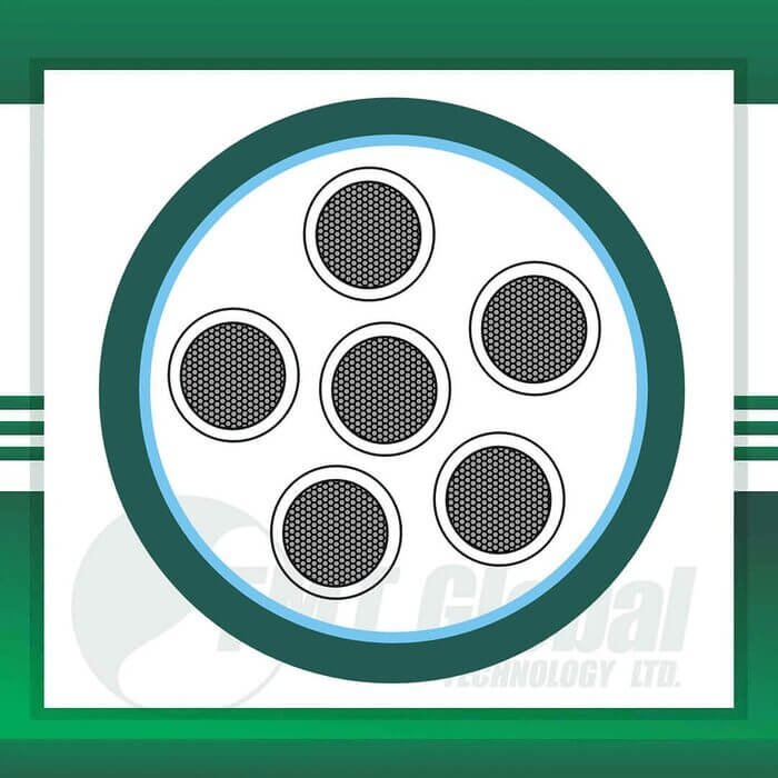 6 core control cable shielded pvc 10 to 24 awg 305m