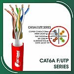 Cat6a f utp cable 6axx2b PVC 23 awg 4 pair 305m
