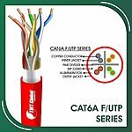 Cat6a f utp cable 6axx5b pvc 23 awg 4 pair 305m