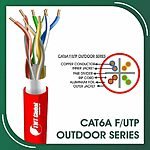 Cat6a f utp cable 6axx5b pe outdoor 23 awg 4 pair 305m