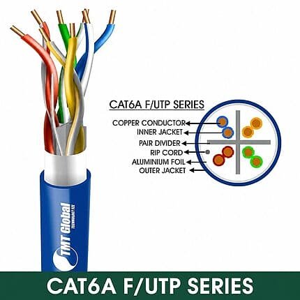 CAT6A F/UTP PVC Network Cable 23 AWG 4 Pair 305 m – 6A236MPX Series