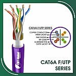 Cat6a f utp 6axx6m pvc Cable 23 awg 4 pair 305m
