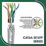 Cat6a sf utp cable 6axx2b LSZH 23 awg 4 pair 305m