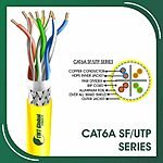 Cat6a sf utp cable 6axx2b LSZH 23 awg 4 pair 305m