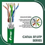 Cat6a sf utp outdoor cable pe 23 awg 4 pair 305m 6axx7b