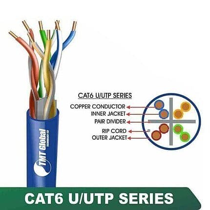CAT6 U/UTP PVC Network Cable 23 AWG 4 Pair 305 m – 6X136MPX Series