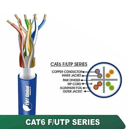 CAT6 F/UTP LSZH Network Cable 23 AWG 4 Pair 305 m – 6X235BLX Series