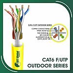 Cat6 f utp 6xxx6m LSZH Cable 23 awg 4 pair 305m
