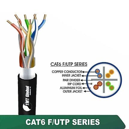 CAT6 F/UTP PE Outdoor Network Cable 23 AWG 4 Pair – 6X238BOK