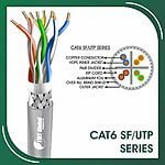 Cat6 sf utp 6xxx2b LSZH Cable 23 awg 4 pair 305m