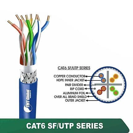CAT6 SF/UTP PVC Network Cable 23 AWG 4 Pair 305 m – 6X732BPX Series