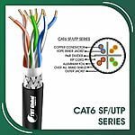 Cat6 sf utp pe Outdoor Cable 23 awg 4 pair 305m 6xxx5b