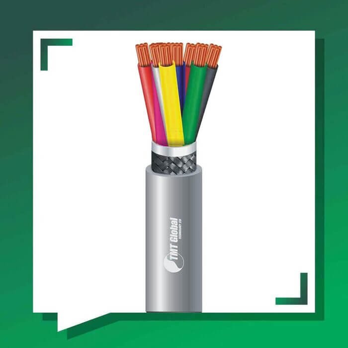 8 core BMS cable braid shielded 16 to 24 awg 305m