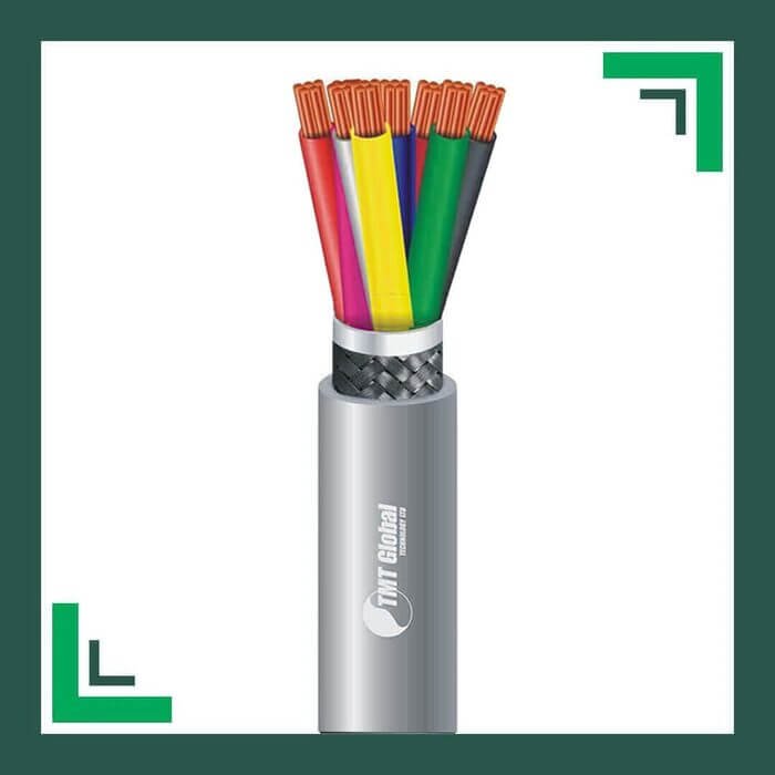 8 core control cable shielded outdoor 10 to 24 awg 305m