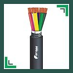 8 core control cable braid shielded PE outdoor 10 to 24 awg