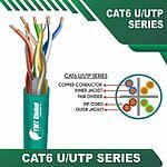 Cat6 U utp 6xxx6m PE Outdoor Cable 23 awg 4 pair 305m